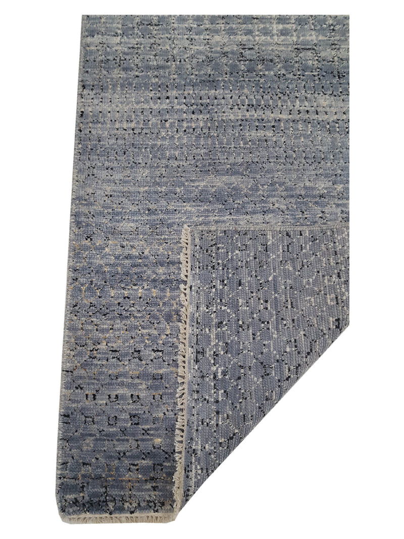 Pacific Soft Melody 40943 Grey Grey Transitional Hand Knotted Rug