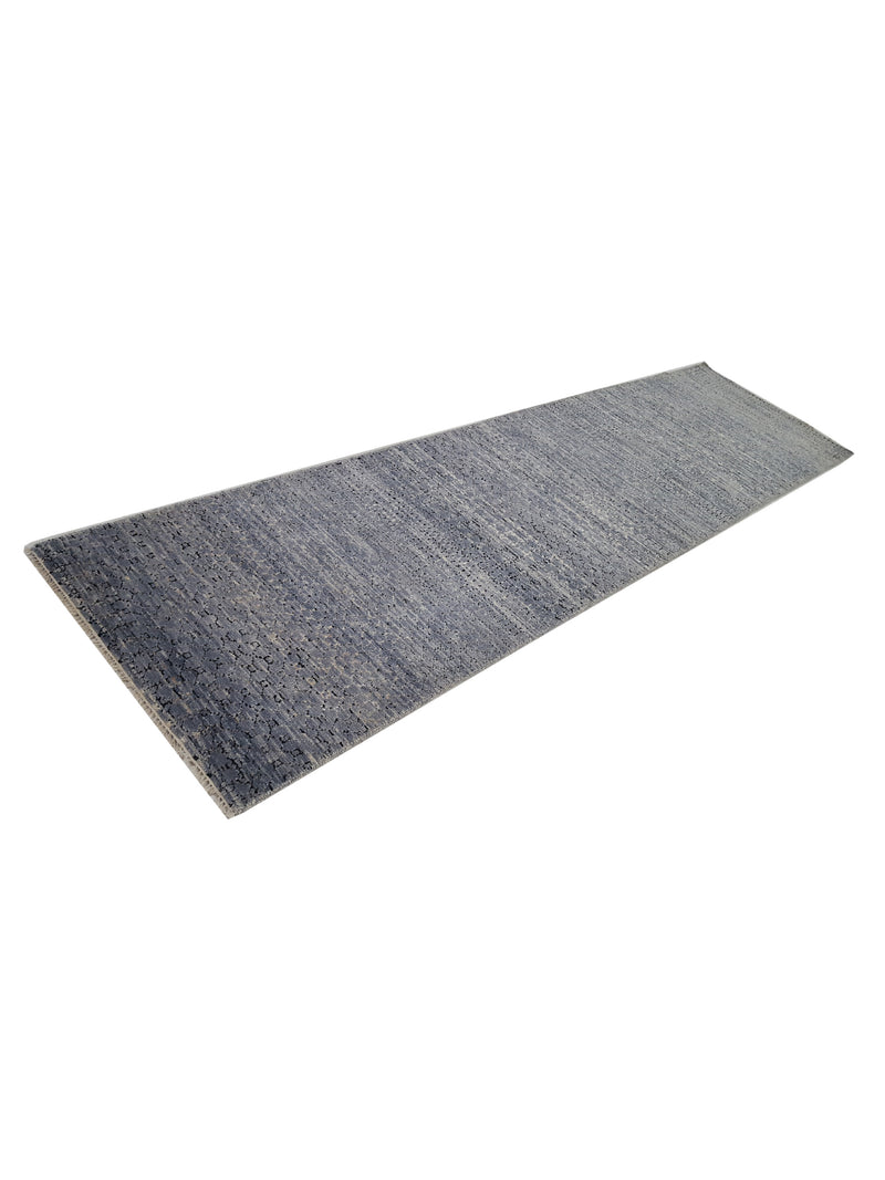 Pacific Soft Melody 40943 Grey Grey Transitional Hand Knotted Rug