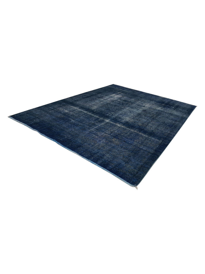 Pacific Overdyed 40952 Blue Blue Transitional Hand Knotted Rug