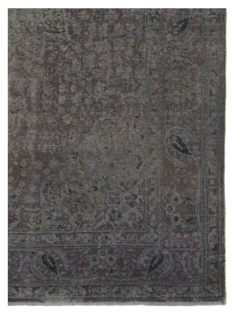 Pacific Vintage 40958 Grey Grey Vintage Hand Knotted Rug