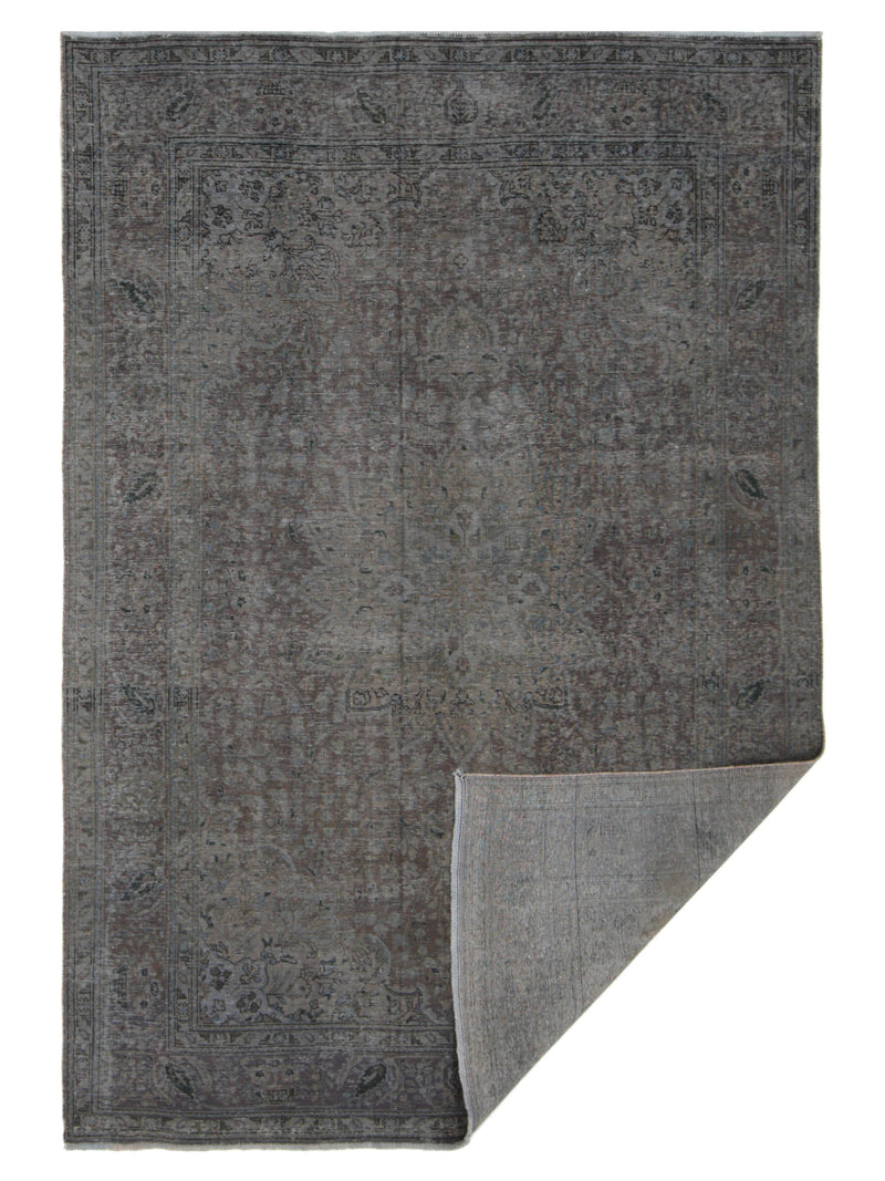 Pacific Vintage 40958 Grey Grey Vintage Hand Knotted Rug
