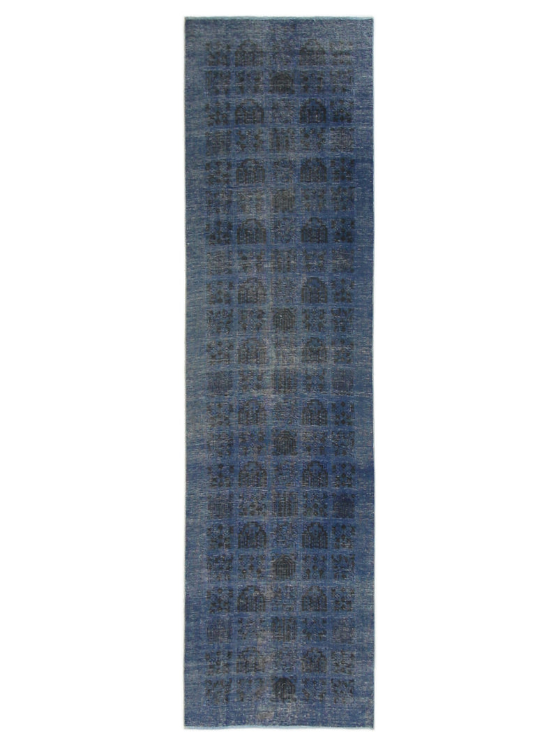 Pacific Vintage 40993 Blue Blue Vintage Hand Knotted Rug