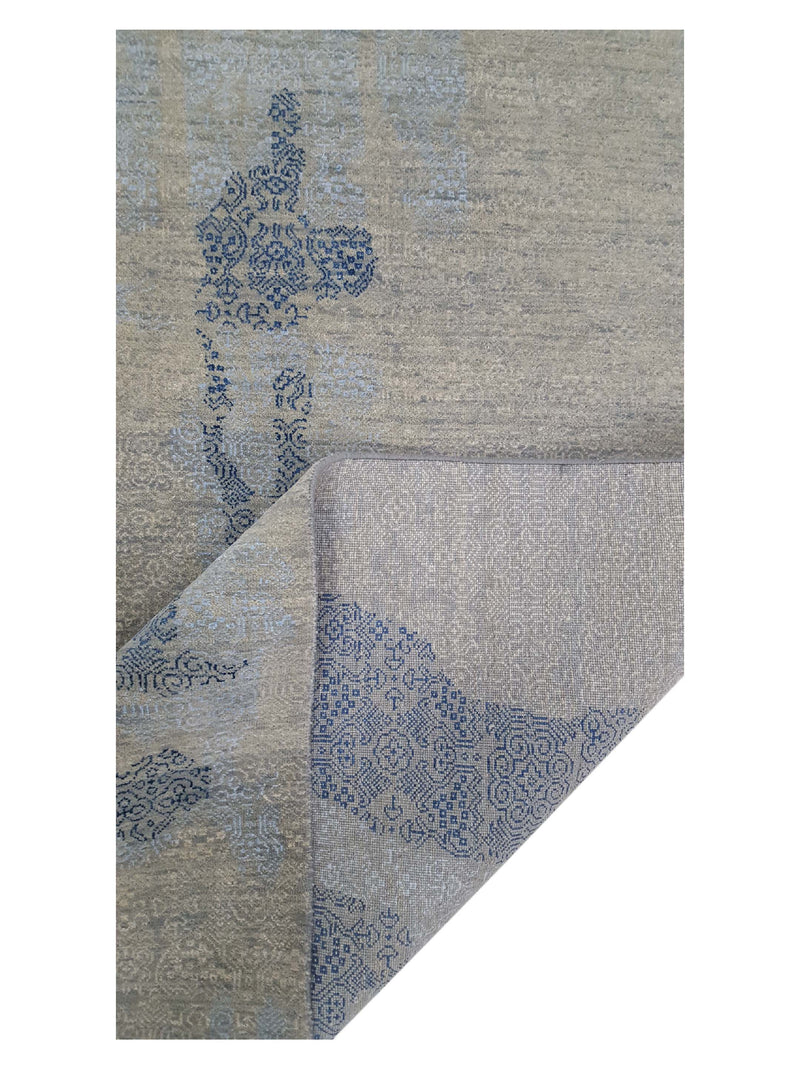 Pacific Erase 41170 Blue Sky Modern Hand Knotted Rug