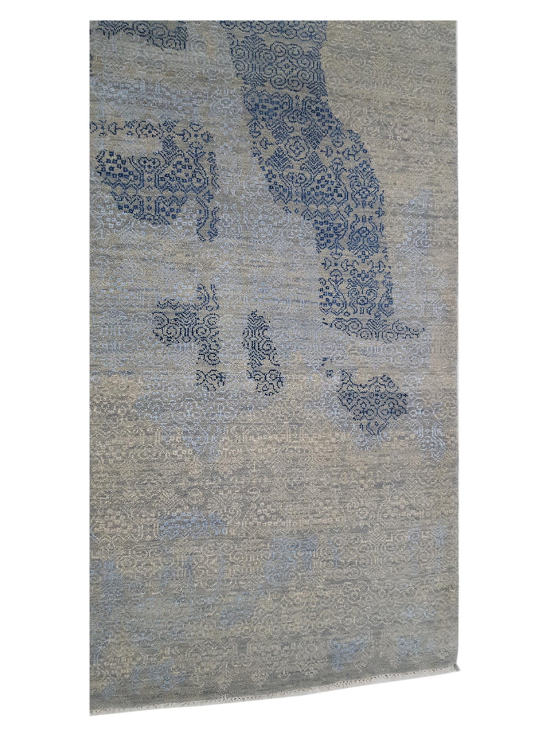 Pacific Erase 41170 Blue Sky Modern Hand Knotted Rug