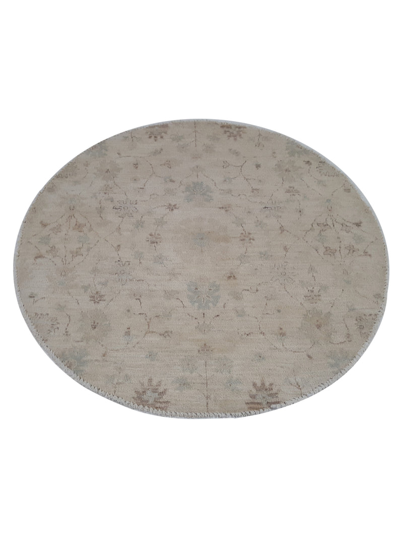 Pacific Ziegler 41287 Ivory Ivory Transitional Hand Knotted Rug