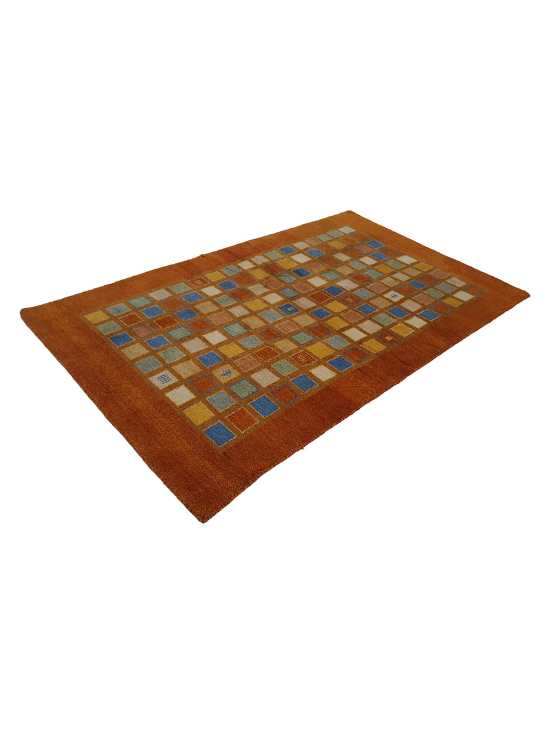 Pacific Gabbeh 41336 Orange Multi Transitional Hand Knotted Rug