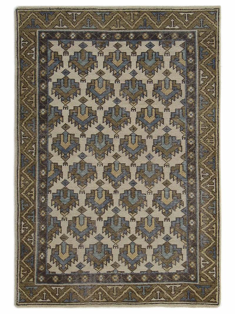Pacific Caucasian Ivory Multi Traditional