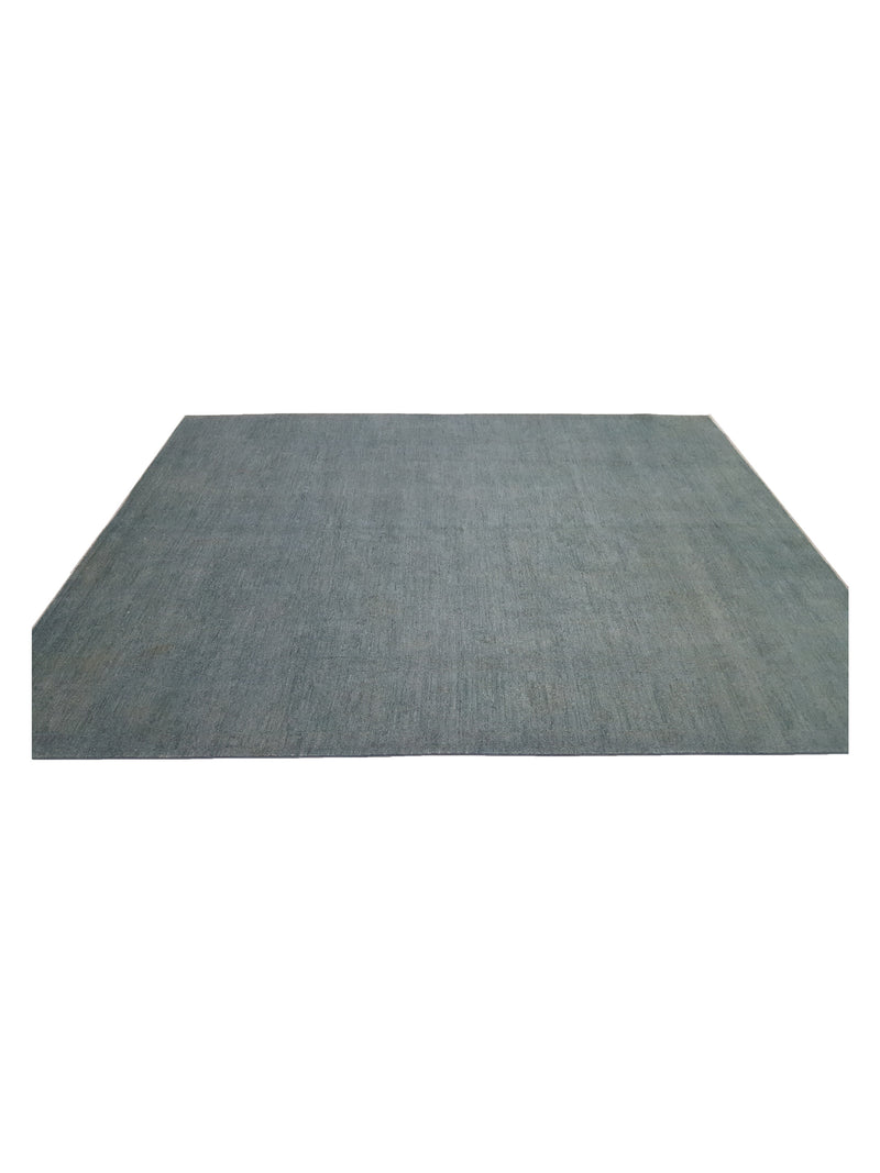 Pacific Farahan Overdyed 41425 Aqua Aqua Transitional Hand Knotted Rug