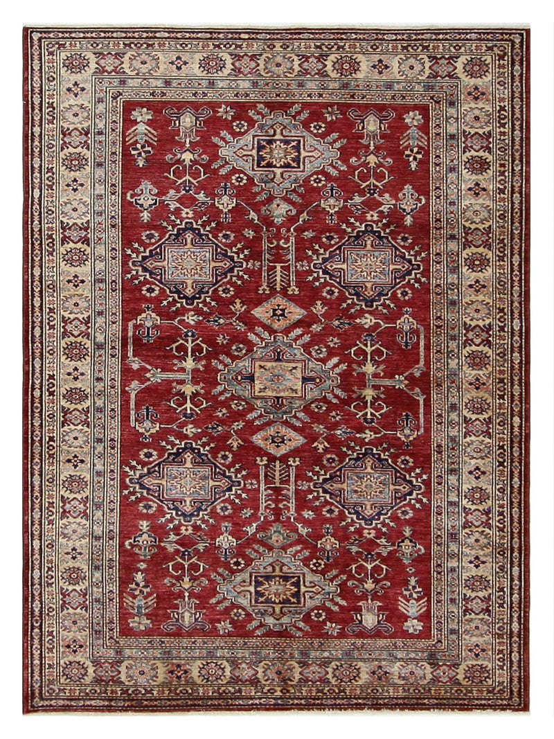 Pacific Kazak Super Red Ivory Traditional