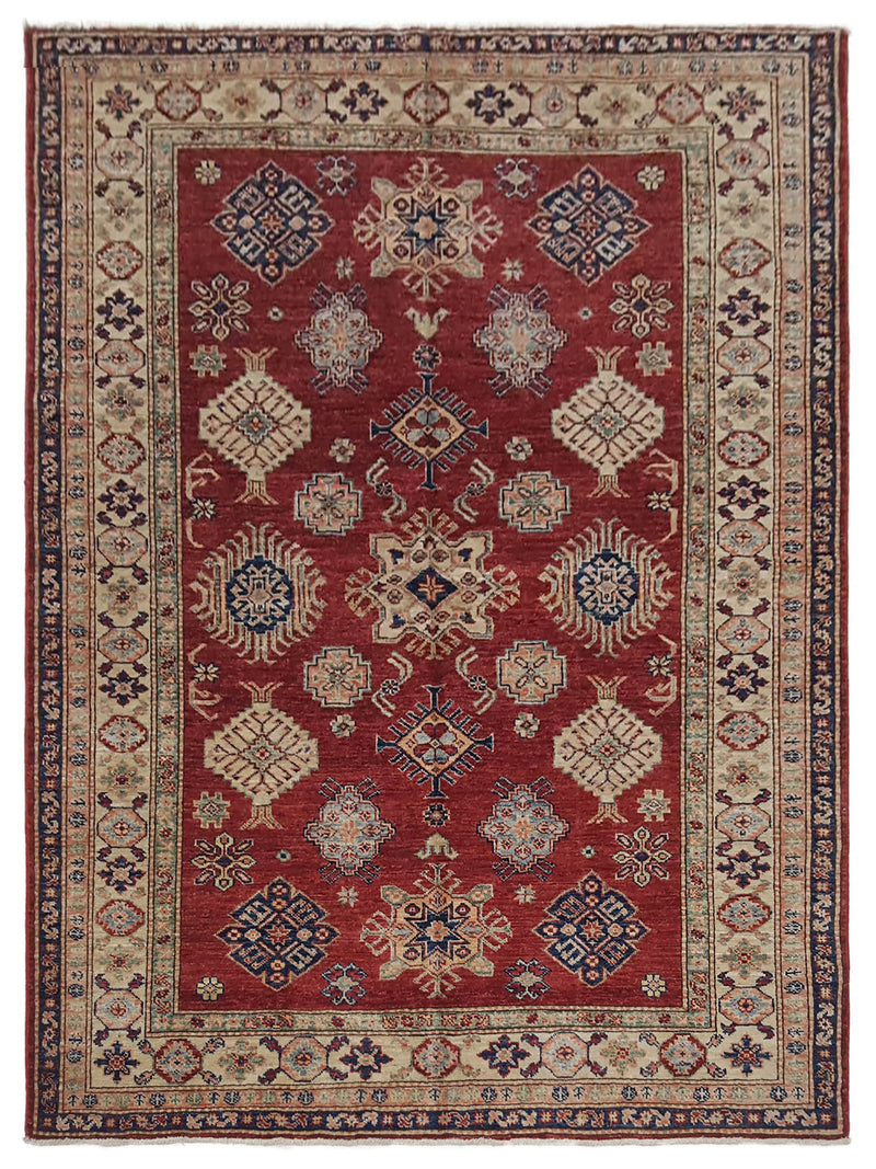 Pacific Kazak Super Red Ivory Traditional