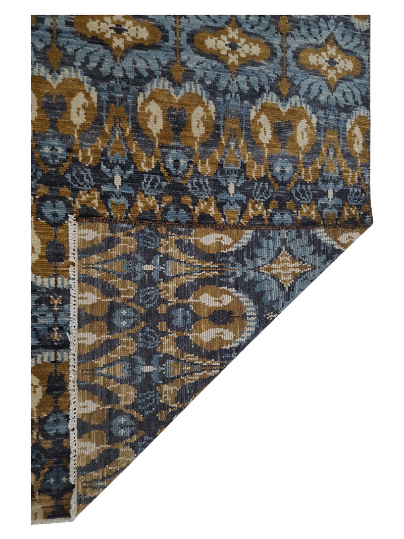 Pacific Soft Melody 41499 Charcoal Multi Transitional Hand Knotted Rug