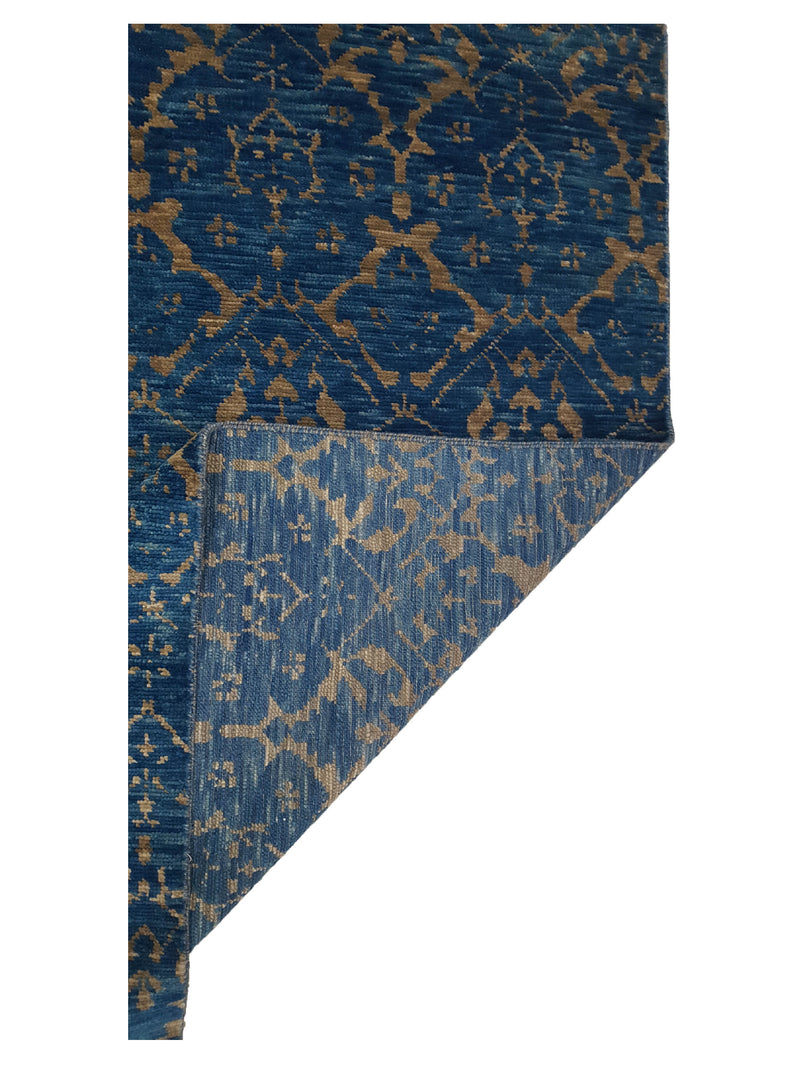 Pacific Soft Melody 41500 Navy Navy Transitional Hand Knotted Rug