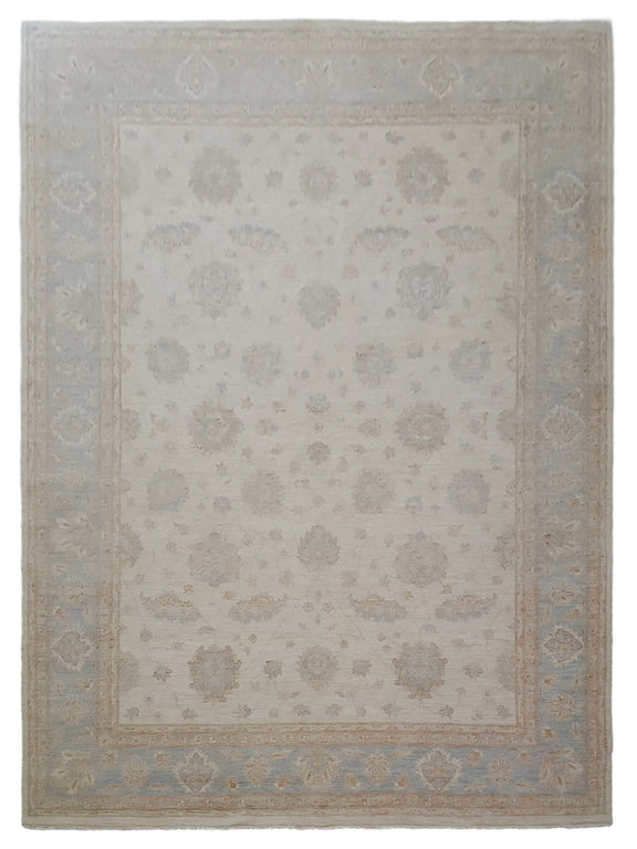 Pacific Ziegler  Ivory Teal Transitional