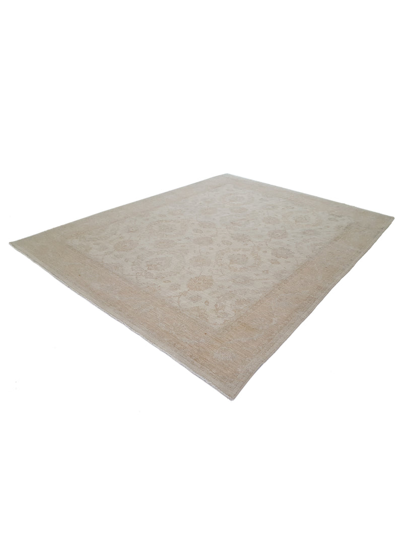 Pacific Ziegler 41528 Beige Taupe Transitional Hand Knotted Rug