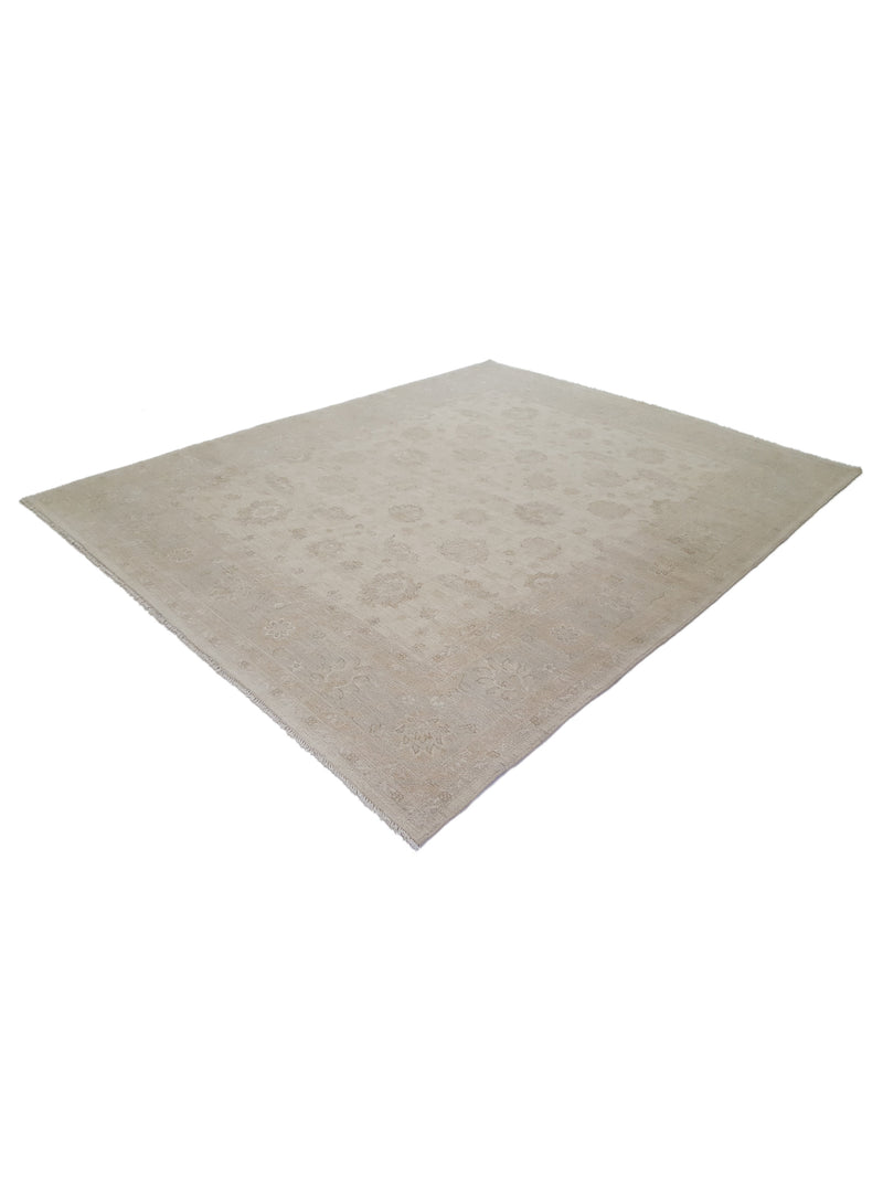Pacific Ziegler 41532 Ivory Lt.Blue Transitional Hand Knotted Rug