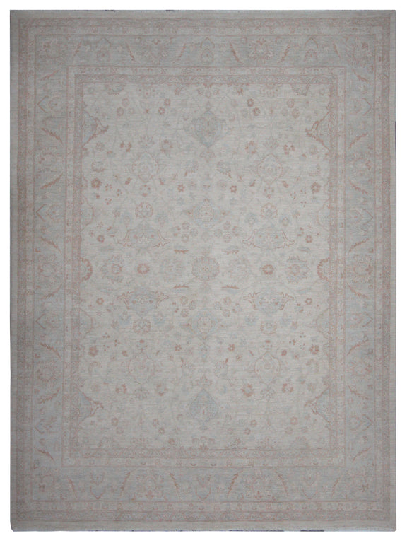 Pacific Ziegler  Ivory Teal Transitional