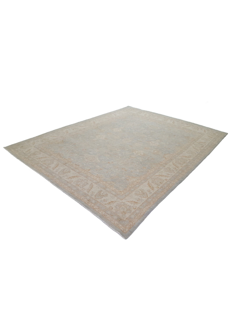 Pacific Ziegler 41548 Lt.Blue Ivory Transitional Hand Knotted Rug