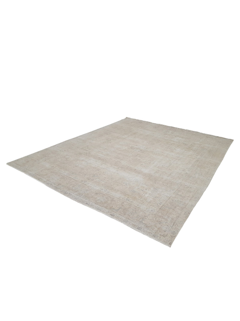 Pacific Vintage 41562 Ivory Ivory Vintage Hand Knotted Rug