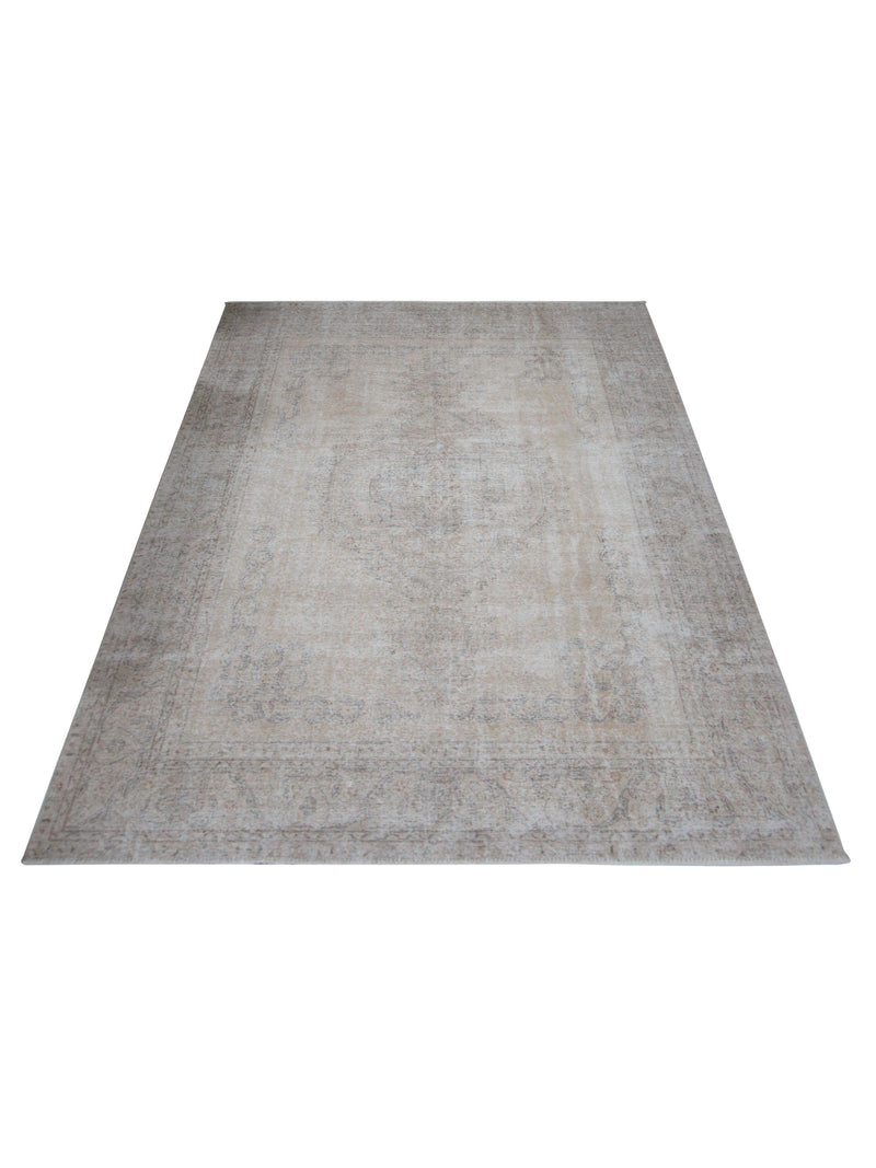Pacific Vintage 41565 Ivory Ivory Vintage Hand Knotted Rug
