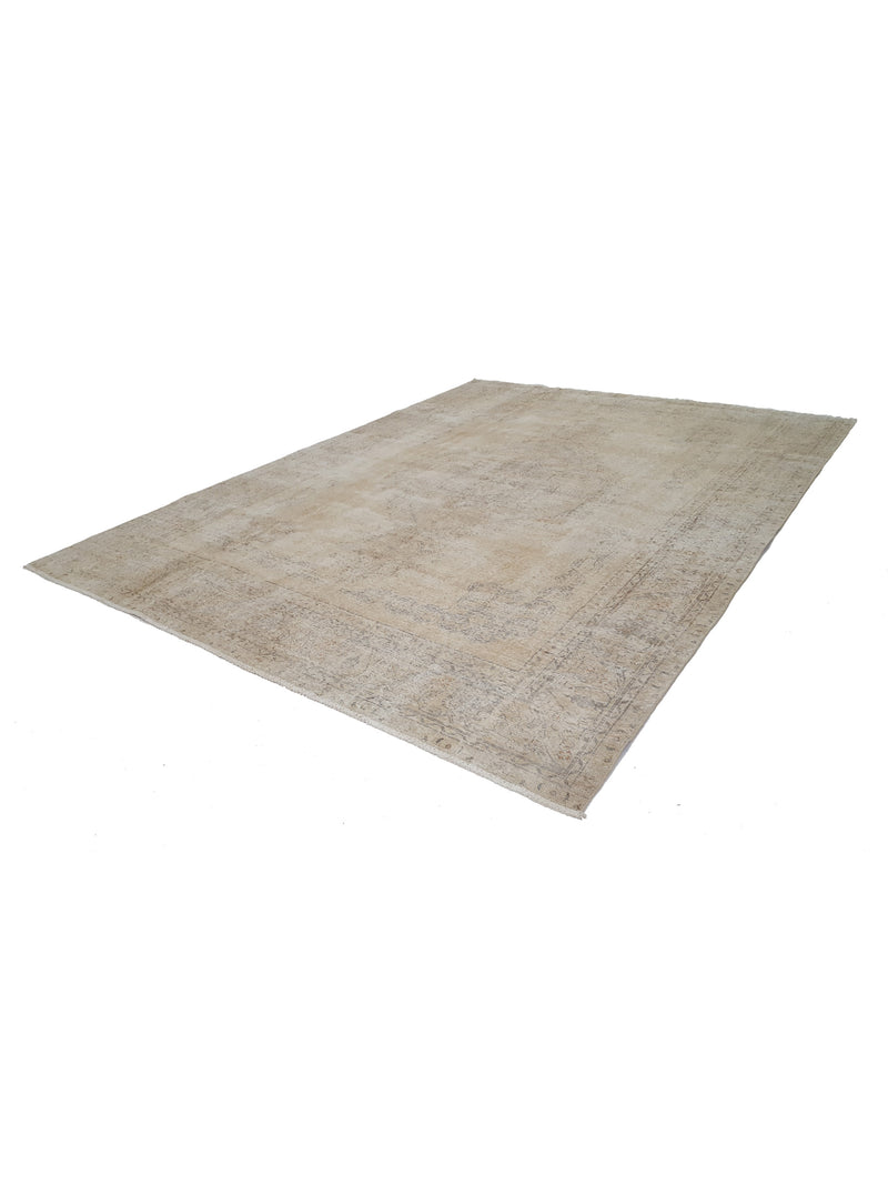 Pacific Vintage 41565 Ivory Ivory Vintage Hand Knotted Rug