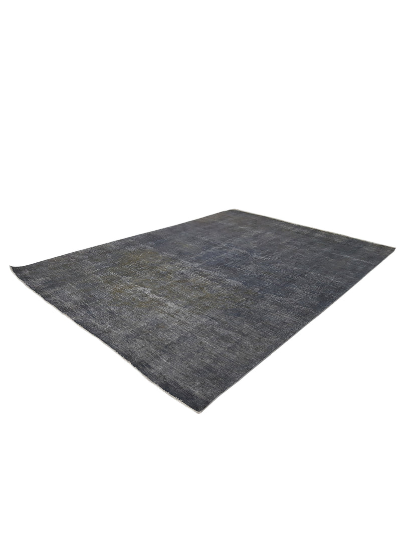 Pacific Overdyed 41576 Grey Grey Transitional Hand Knotted Rug