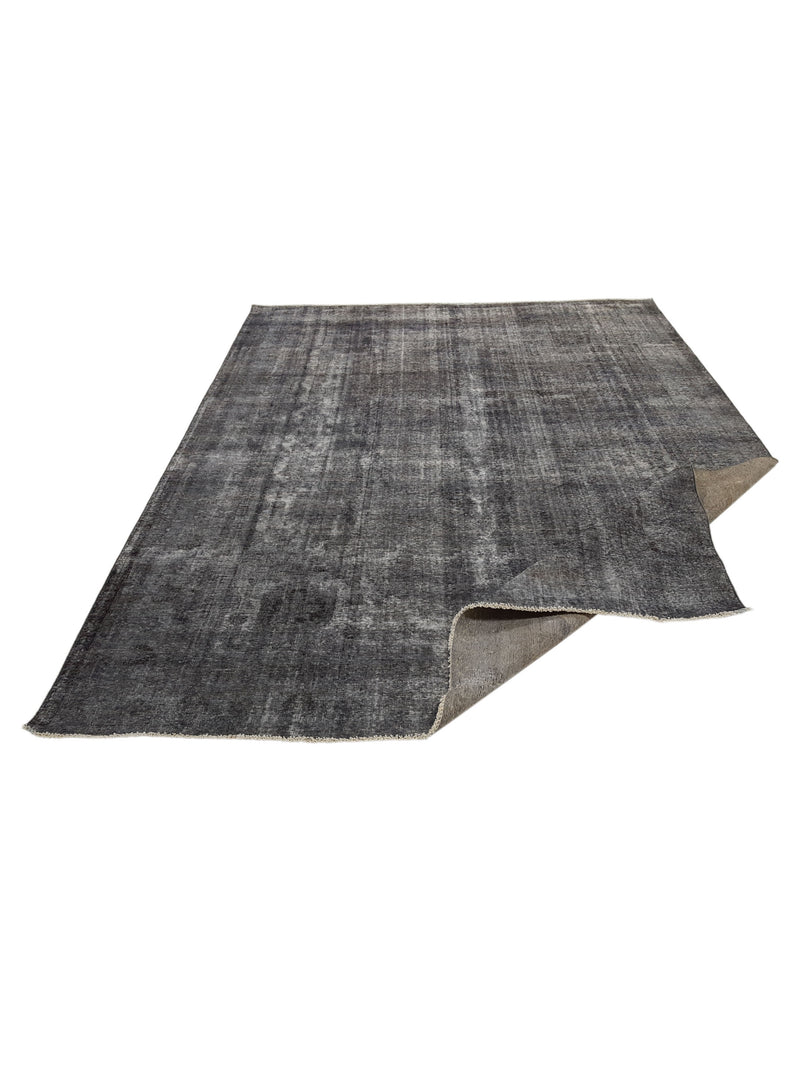 Pacific Overdyed 41577 Grey Grey Transitional Hand Knotted Rug
