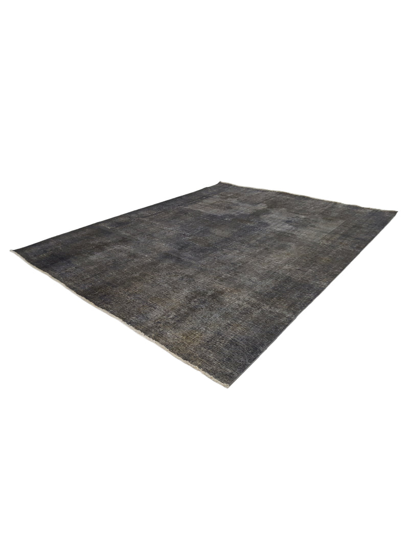 Pacific Overdyed 41588 Grey Grey Transitional Hand Knotted Rug