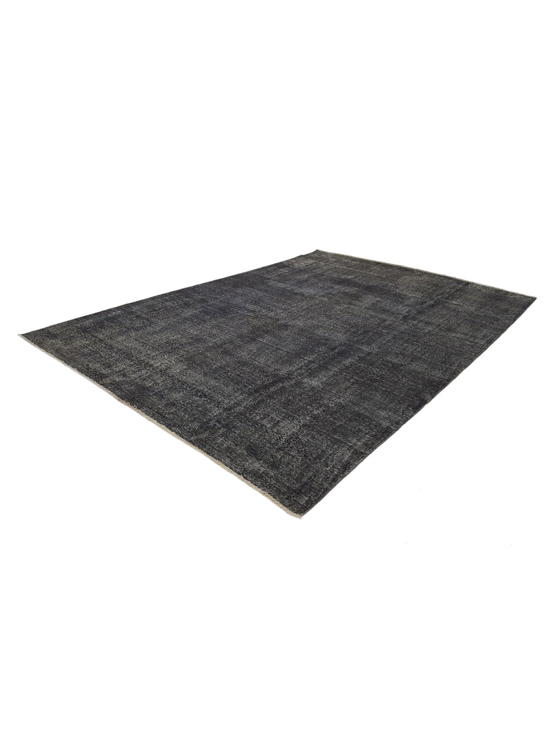 Pacific Overdyed 41623 Grey Grey Transitional Hand Knotted Rug