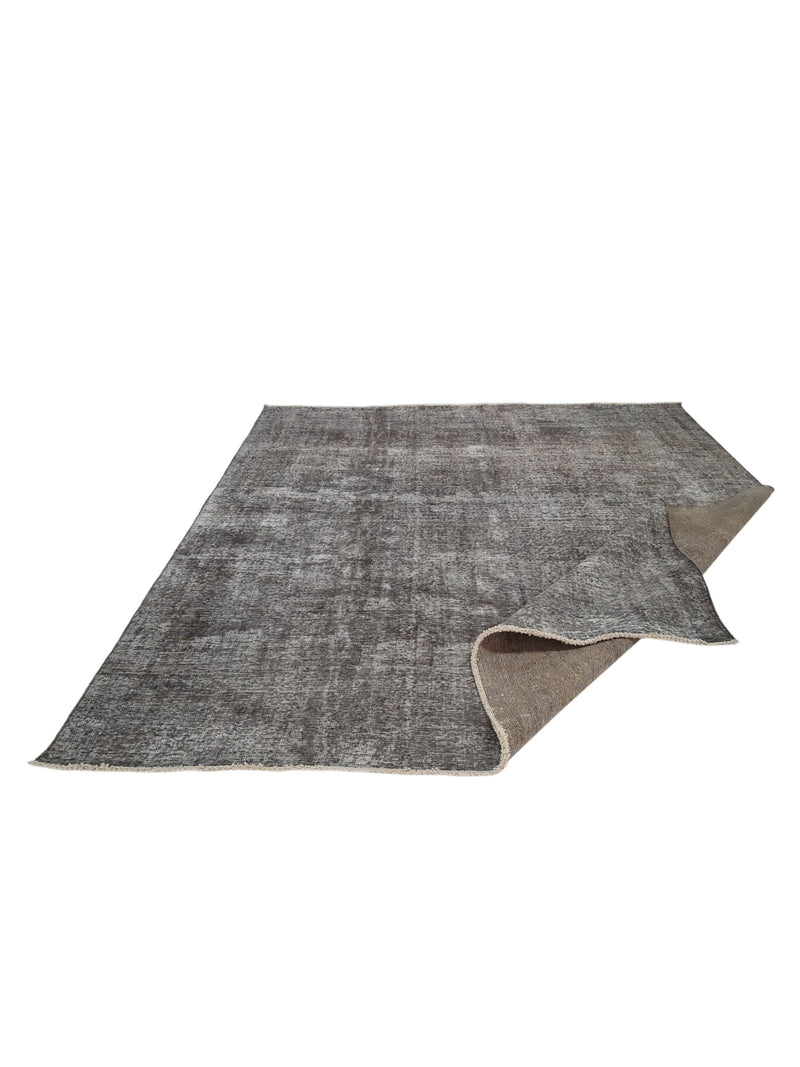 Pacific Overdyed 41625 Lt.Grey Grey Transitional Hand Knotted Rug