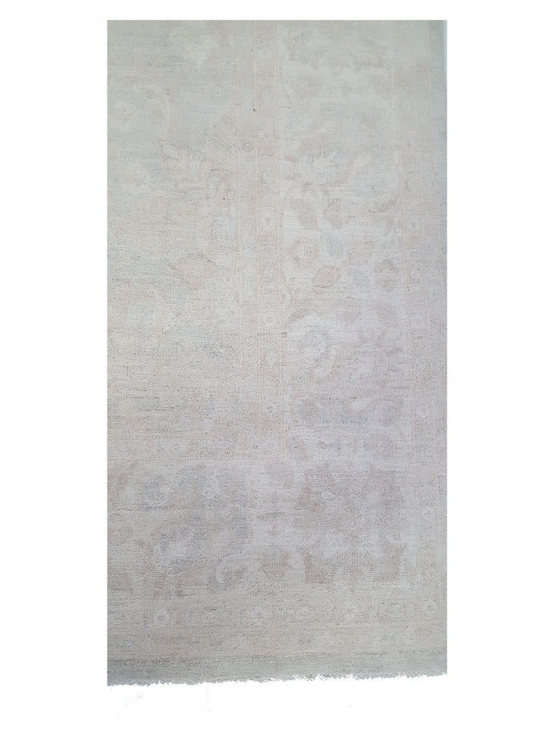Pacific Ziegler 41658 Lt.Green Beige Transitional Hand Knotted Rug