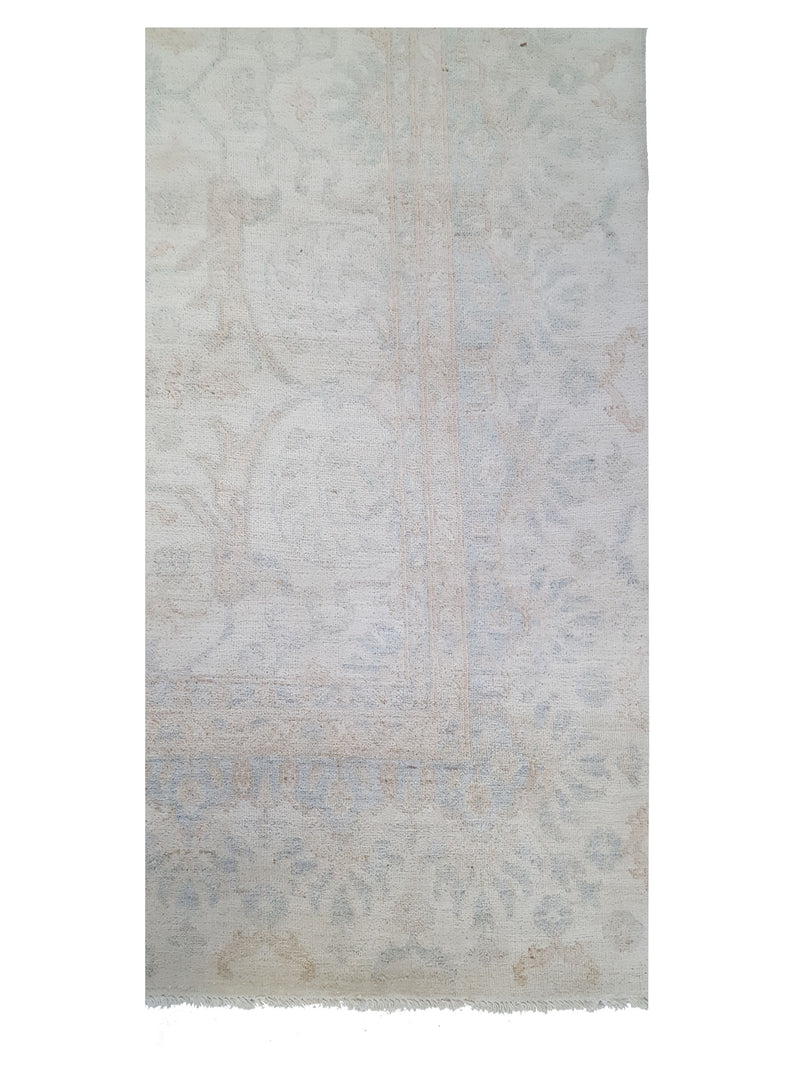 Pacific Ziegler 41669 Beige Lt.Blue Transitional Hand Knotted Rug