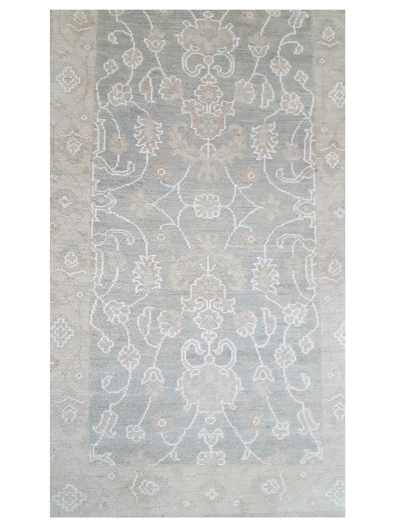 Pacific Ziegler 41680 Lt.Grey Ivory Transitional Hand Knotted Rug