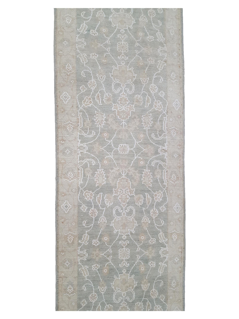 Pacific Ziegler 41680 Lt.Grey Ivory Transitional Hand Knotted Rug