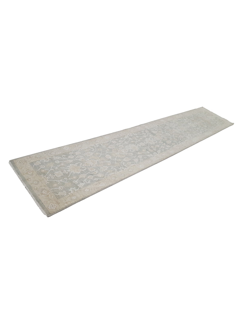 Pacific Ziegler 41680 Lt.Grey Ivory Transitional Hand Knotted Rug