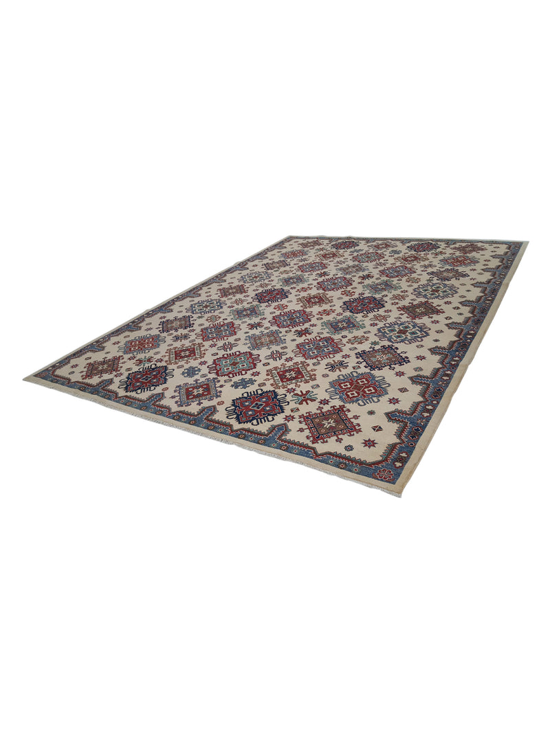 Pacific Kazak 41711 Ivory Ivory Transitional Hand Knotted Rug