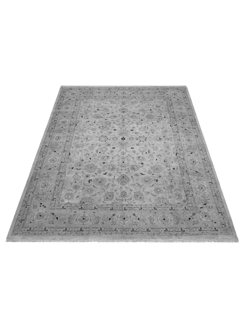 Pacific Classic 41744 Grey Grey Traditional Hand Knotted Rug