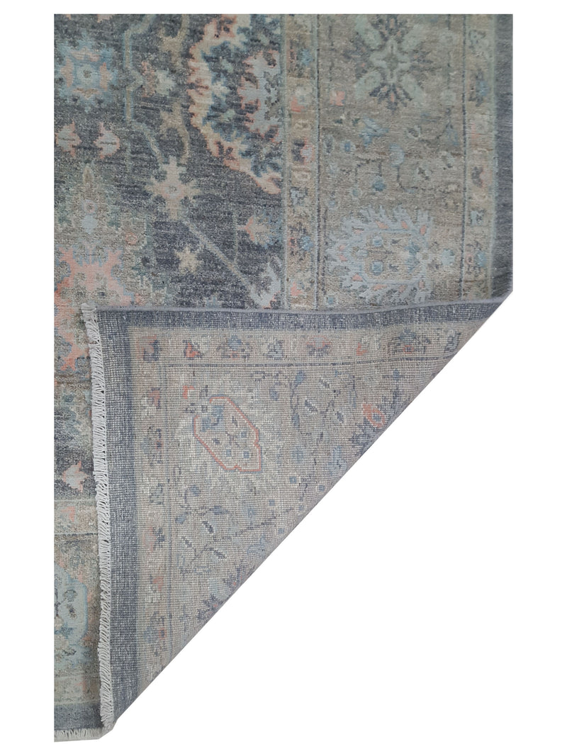 Pacific Ziegler Silk Route 41751 Grey Lt.Grey Transitional Hand Knotted Rug