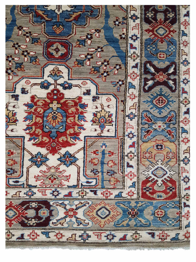 Pacific Ziegler 41774 Lt.Grey Lt.Grey Transitional Hand Knotted Rug