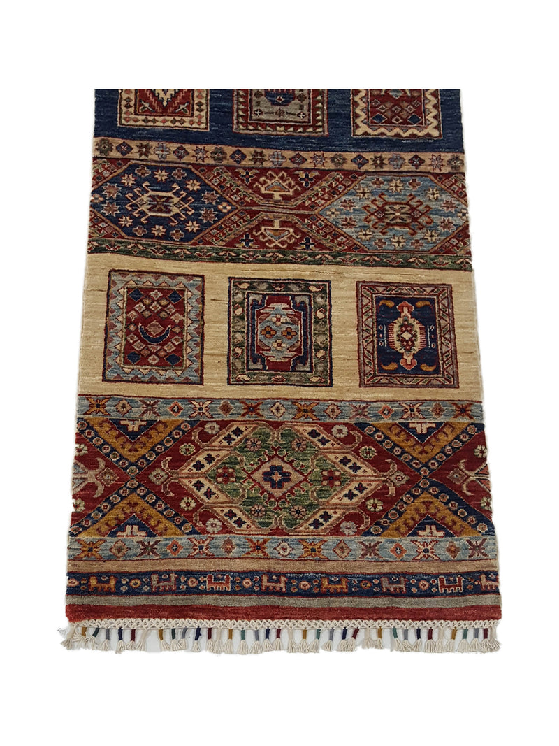 Pacific Khorgeen 41819 Multi Multi Transitional Hand Knotted Rug