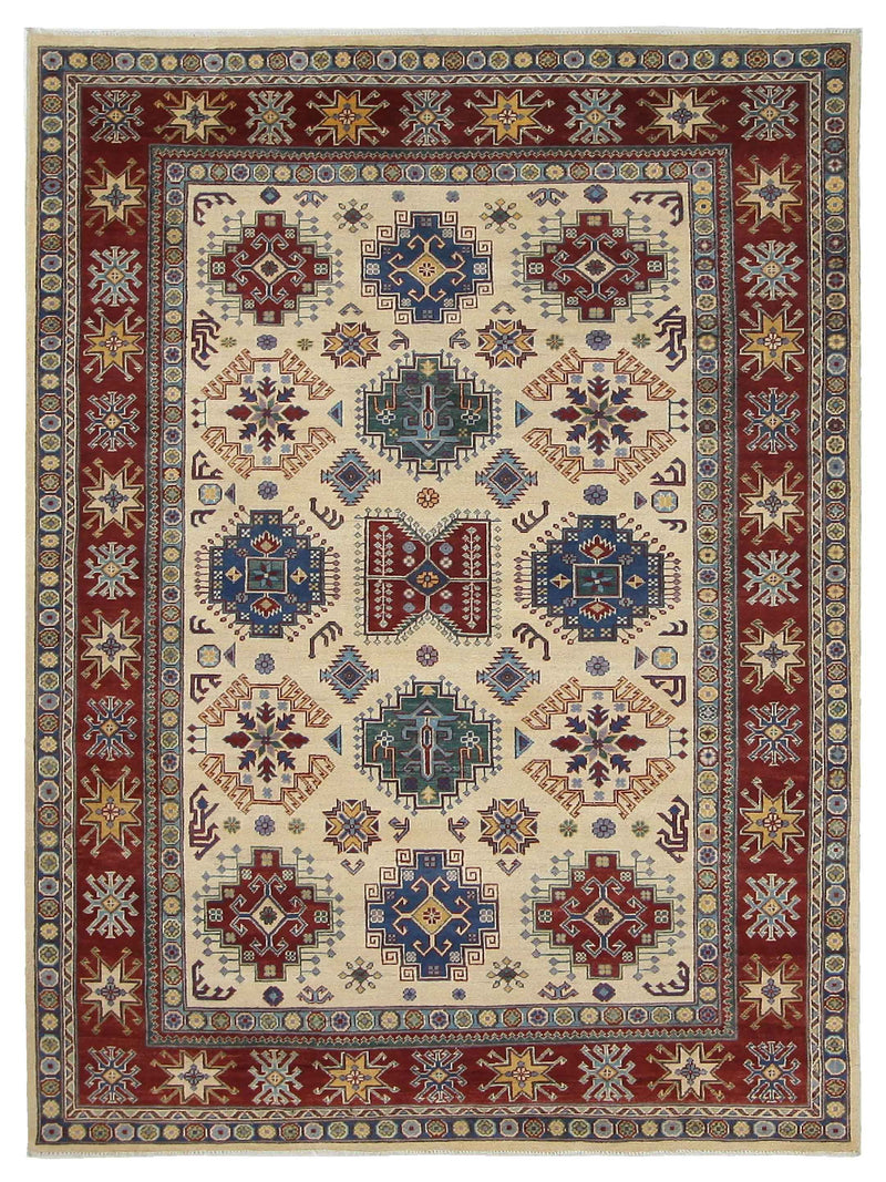 Pacific Kazak Ivory Rust Traditional