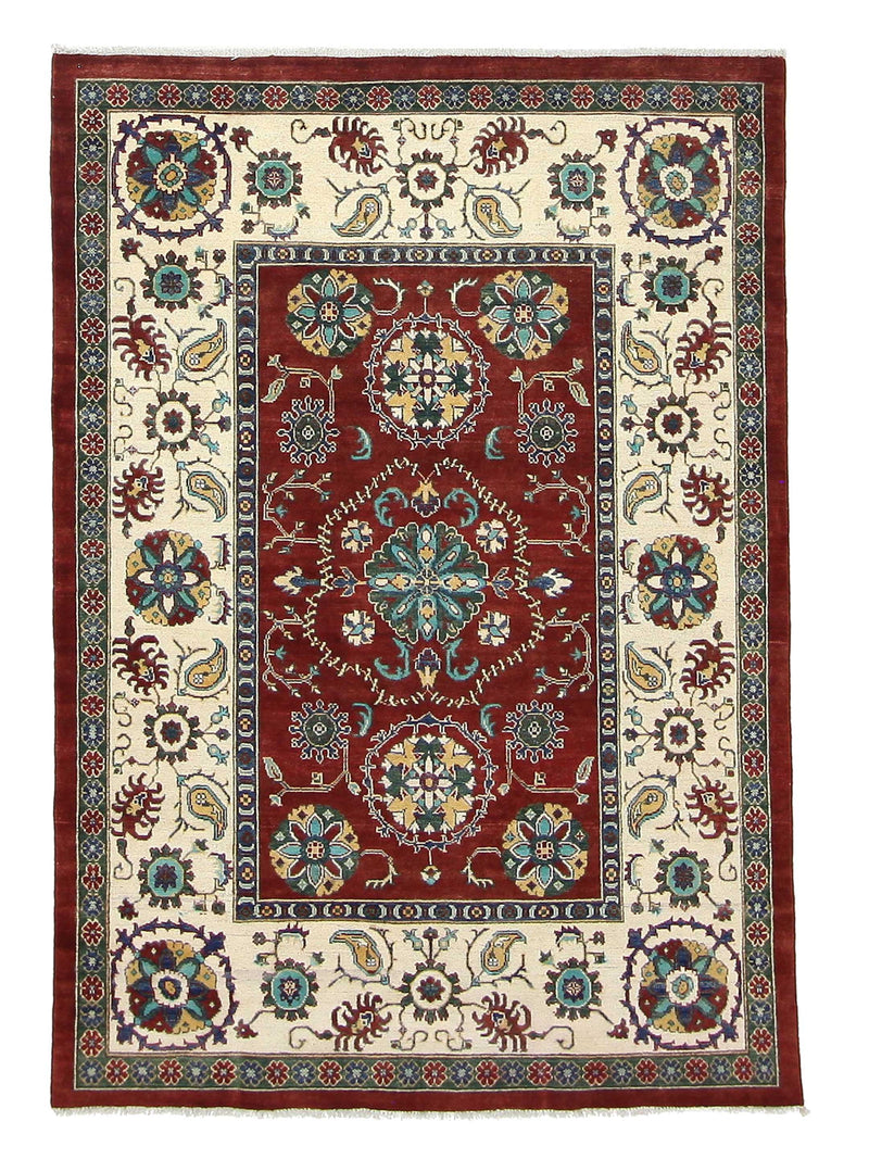 Pacific Kazak Red Ivory Traditional