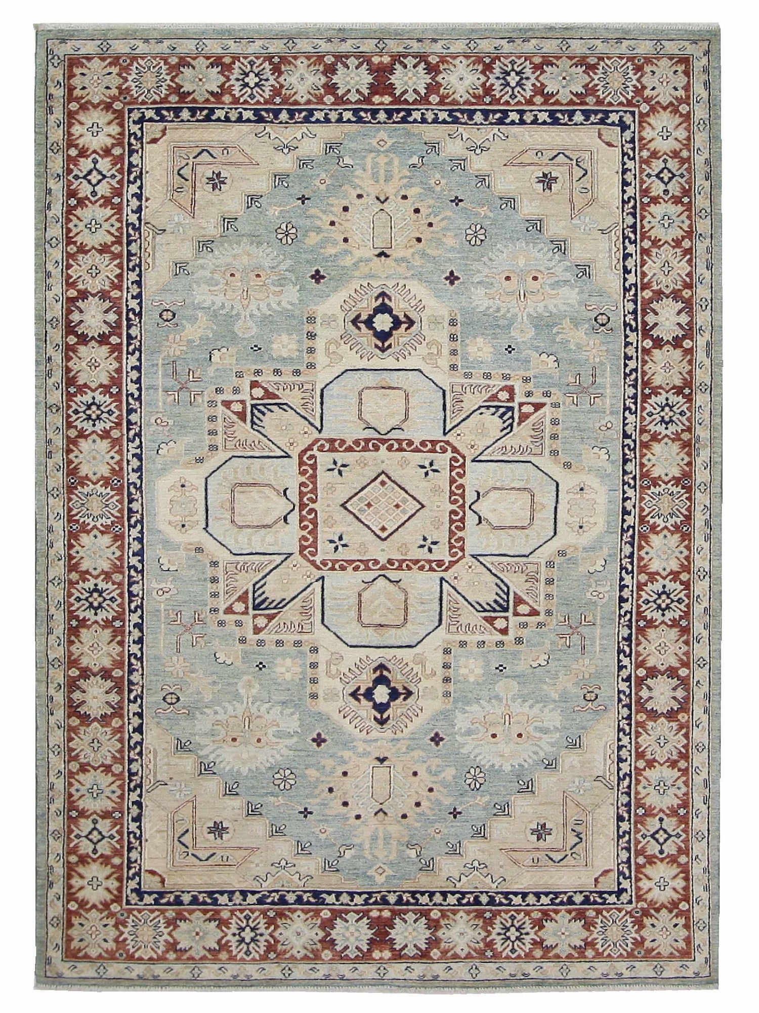 Pacific Ziegler Jade Blue Rust Transitional