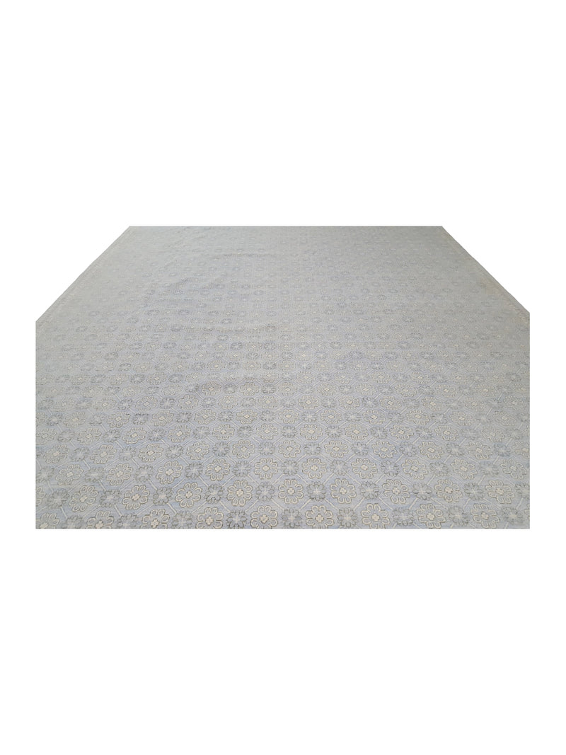 Pacific Khotan 41919 Sky Cream Transitional Hand Knotted Rug