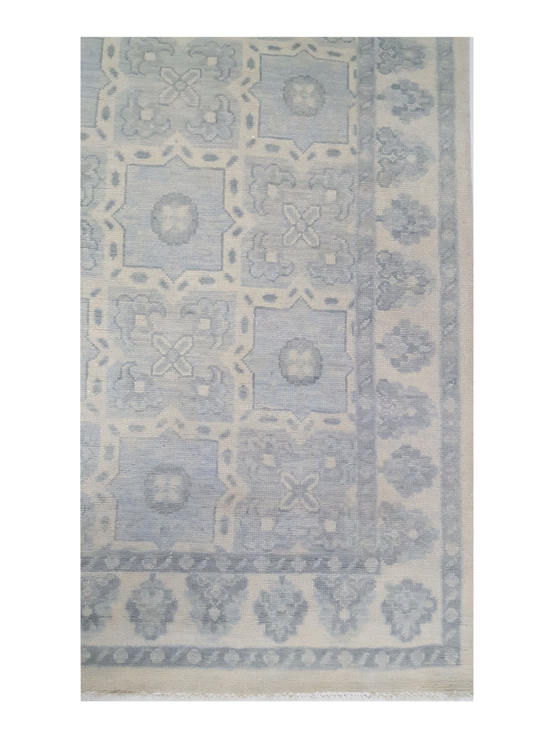 Pacific Khotan 41922 Blue Grey Transitional Hand Knotted Rug