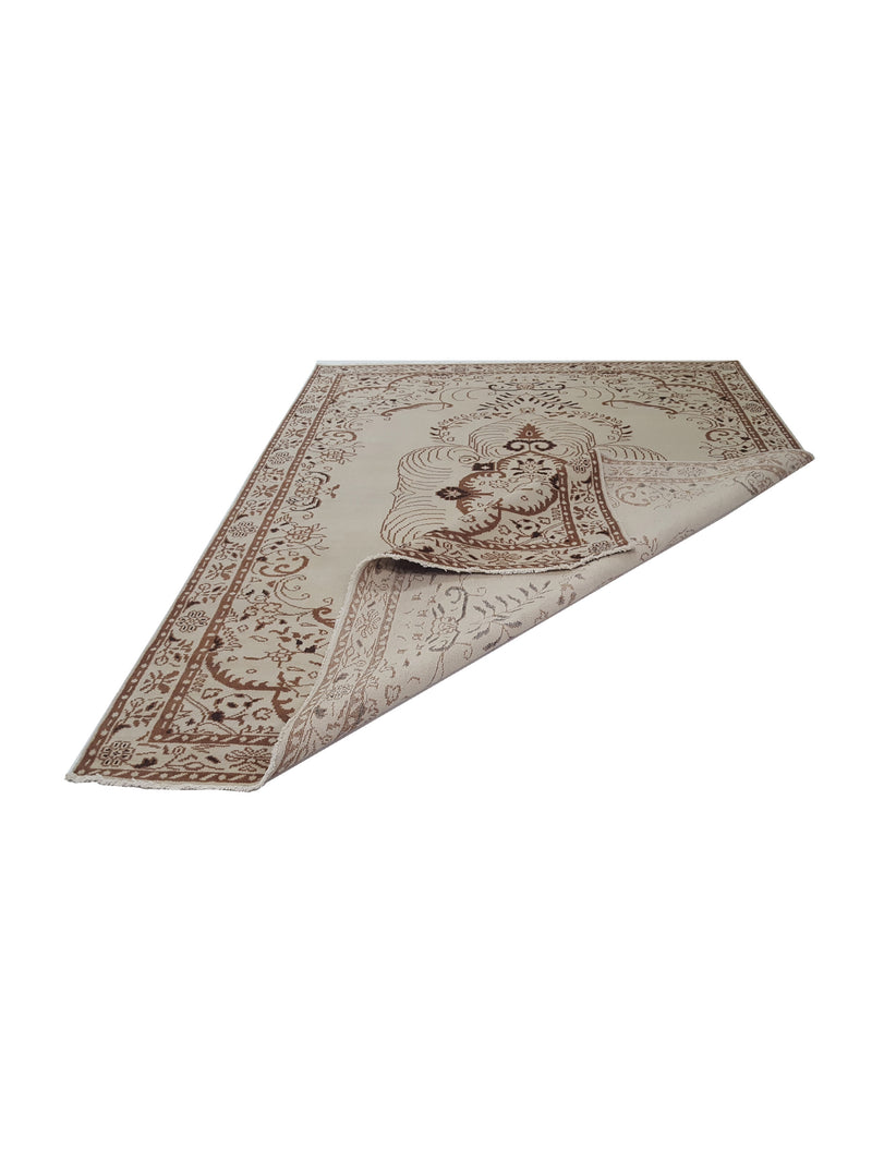 Pacific Khotan 41940 Cream Cream Transitional Hand Knotted Rug