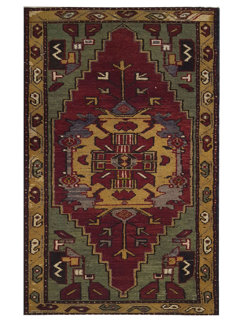 Pacific Anatolian Burgundy Black Traditional