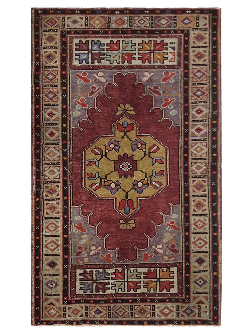 Pacific Anatolian Burgundy Multi Traditional