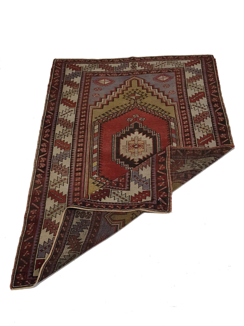 Pacific Anatolian 42034 Brown Ivory Traditional Hand Knotted Rug