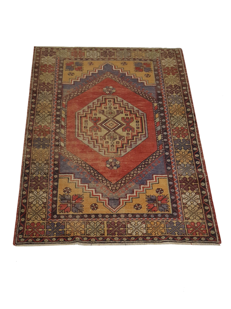 Pacific Anatolian 42045 Rust Multi Traditional Hand Knotted Rug