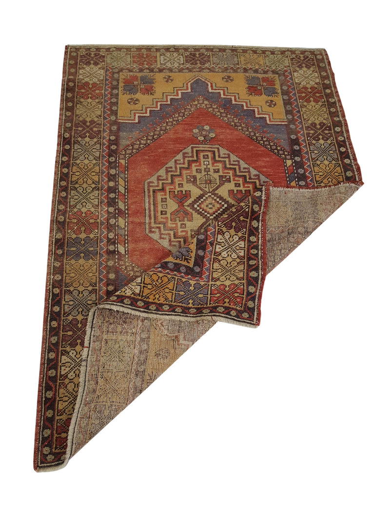 Pacific Anatolian 42045 Rust Multi Traditional Hand Knotted Rug